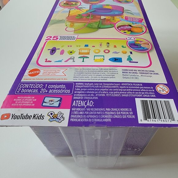 Polly Pocket Spin ‘n Surprise Compact Playset - Waterpark Tropical Smoothie - Picture 5 of 6